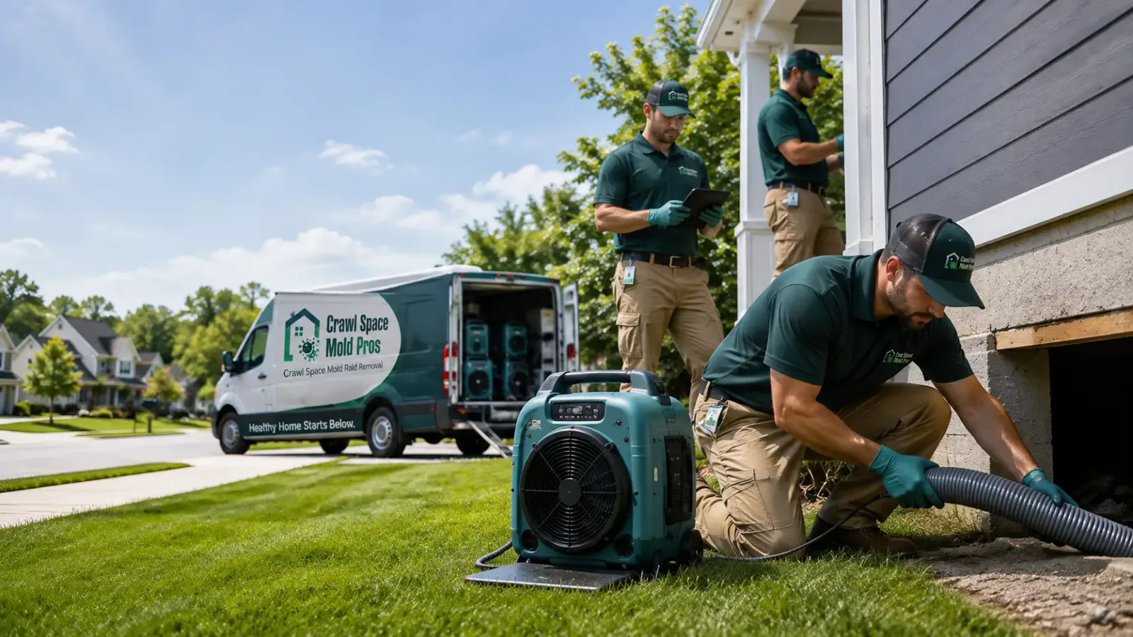 Crawl Space Mold Removal in Pennington, NJ